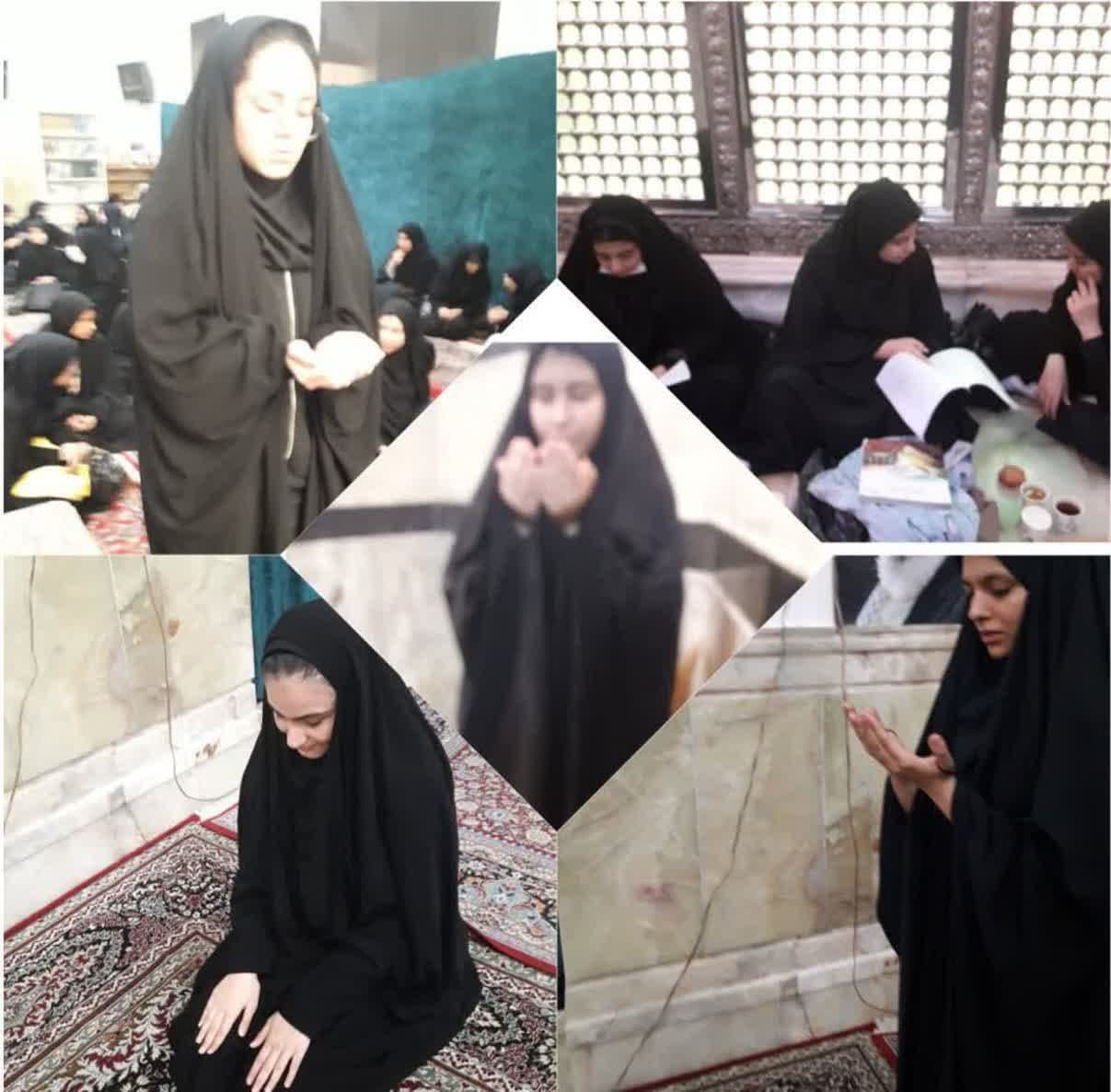شرکت دانش اموزان درمسابقات قران وعترت ونماز مرحله ناحیه ای